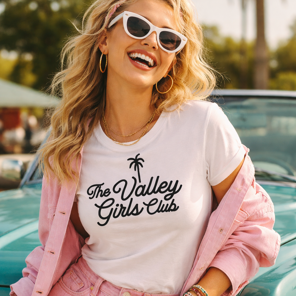 Valley Girls Club™ Women’s T-Shirt – California Lifestyle Graphic Tee
