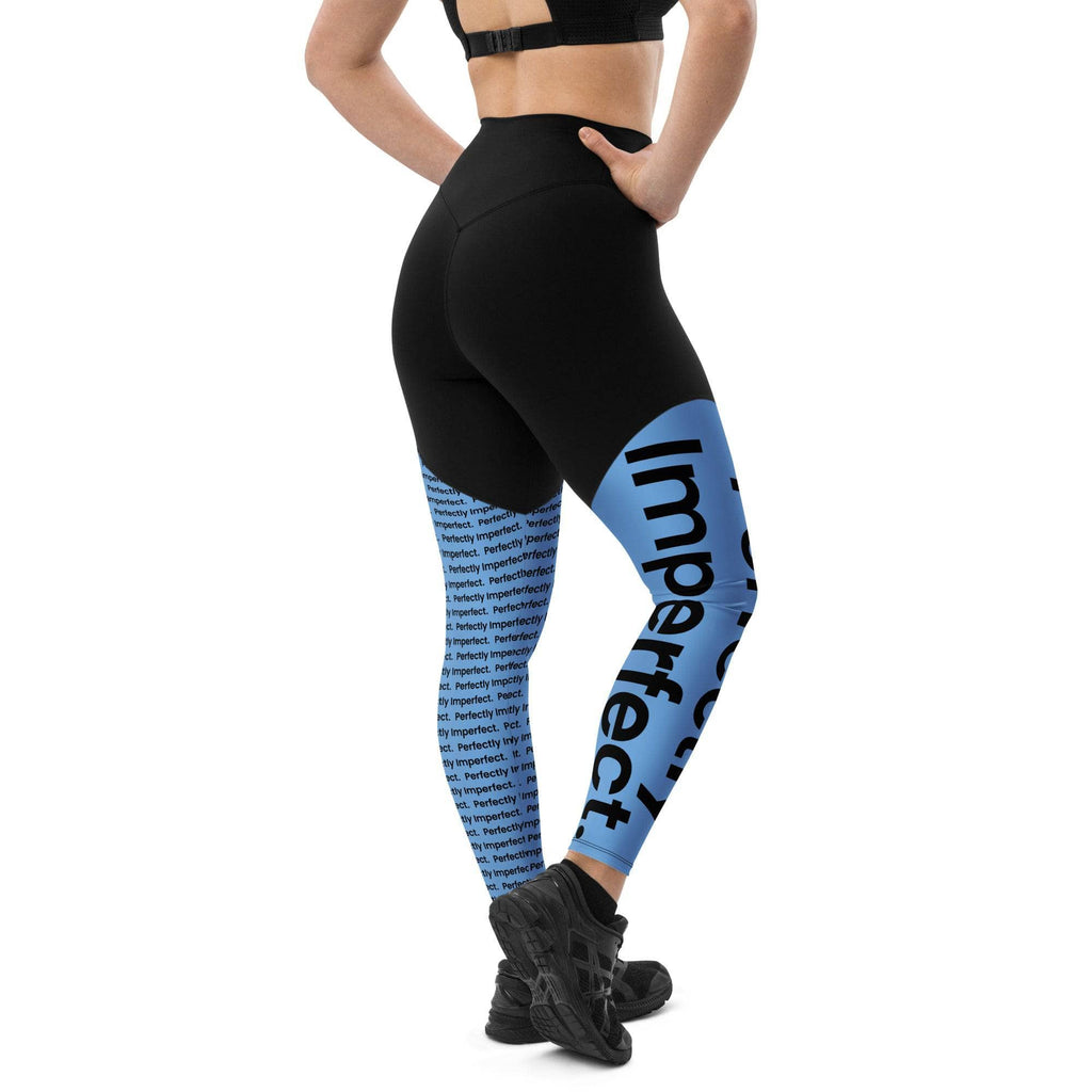 Sports Leggings Perfectly Imperfect Blue