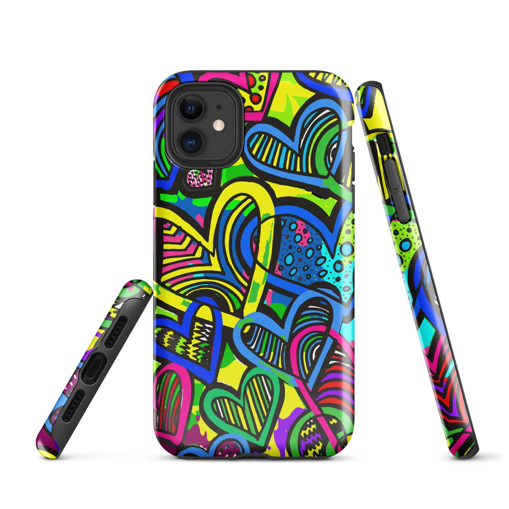 Tough Case for iPhone® Hearts #5