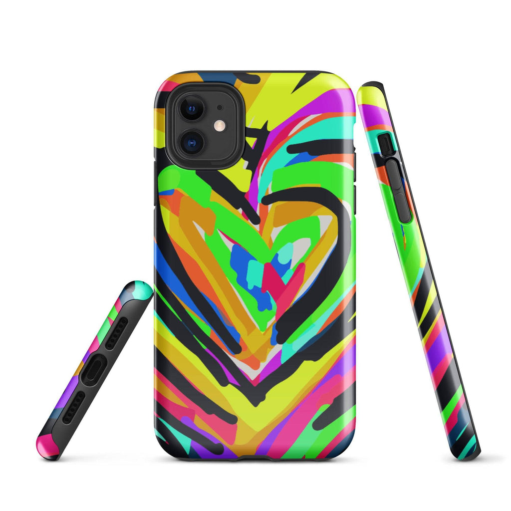 Tough Case for iPhone® Hearts #6