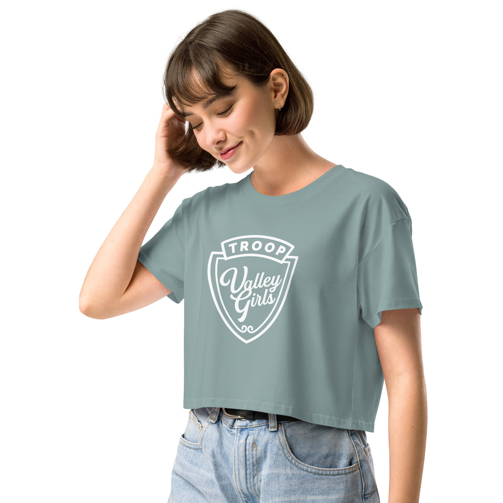 Retro Valley Girls Club women's crop top by AniVani