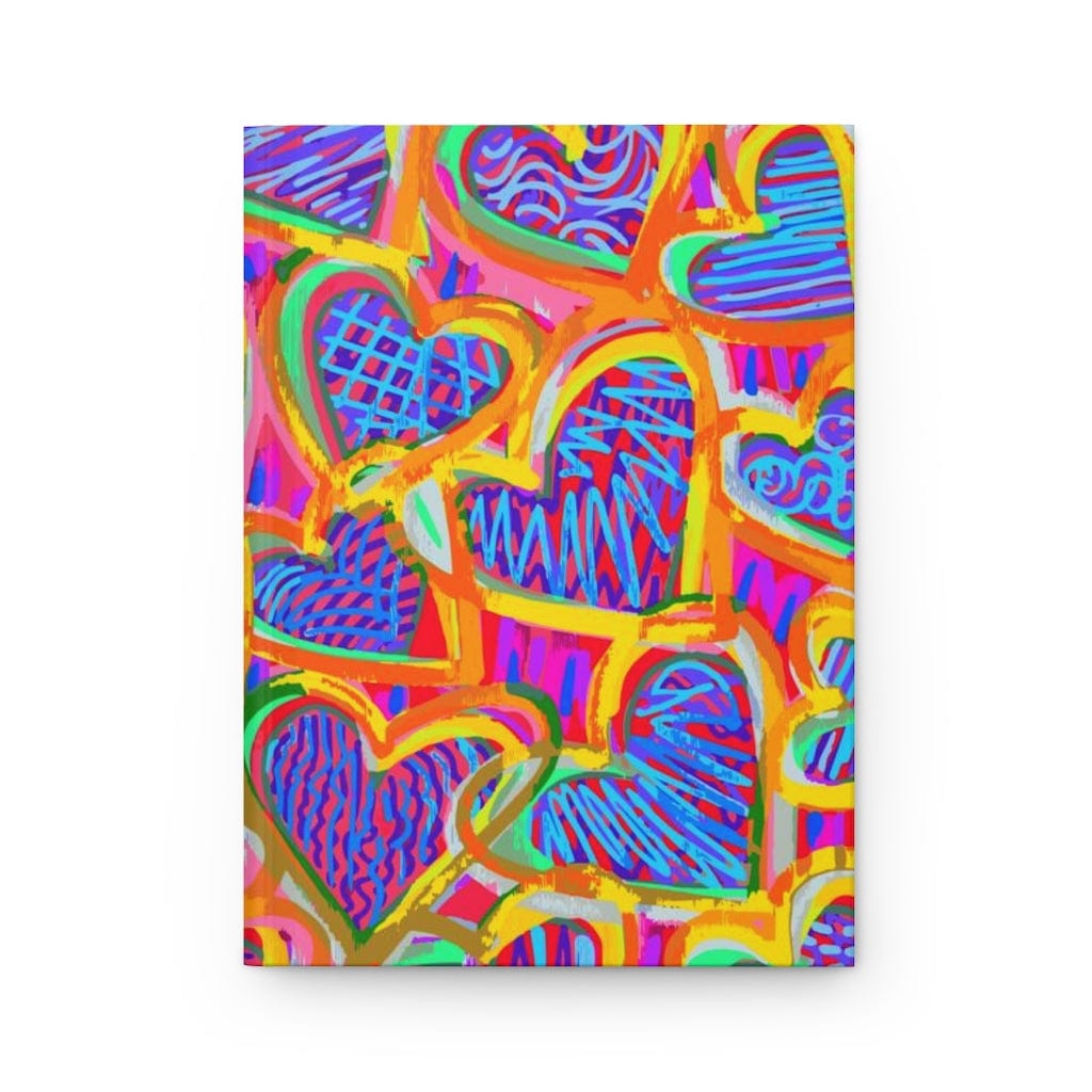 Hardcover Journal Hearts #7