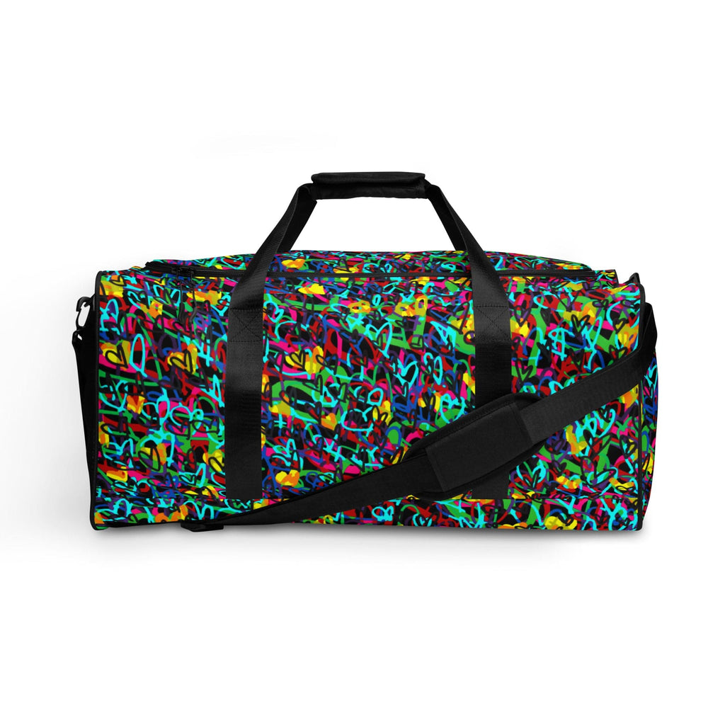 Hearts #1 Black Duffle Bag - AniVani®