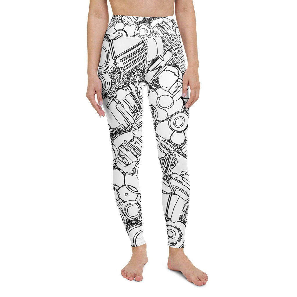 Legging Happy #5 BW